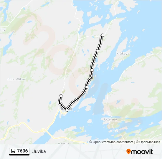 7606 Bus Line Map