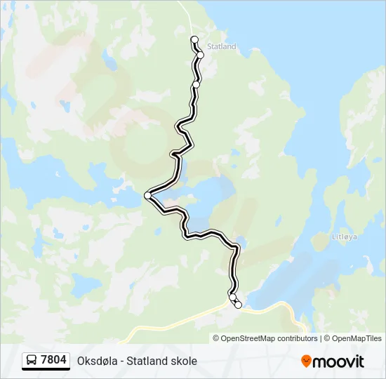 7804 Bus Line Map