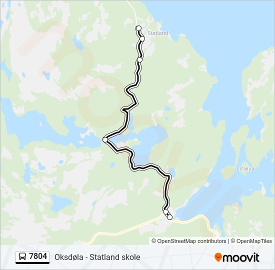 7804 bus Line Map