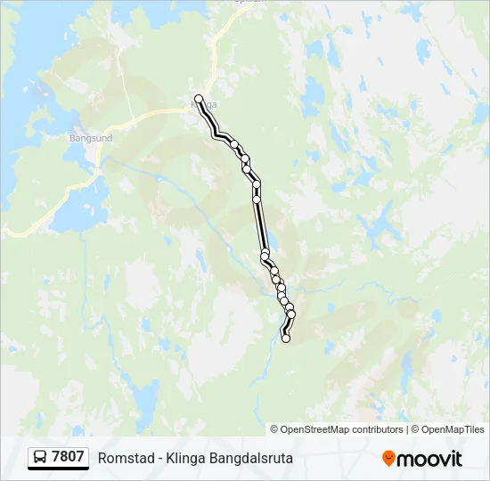 7807 Bus Line Map