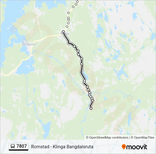 7807 Bus Line Map