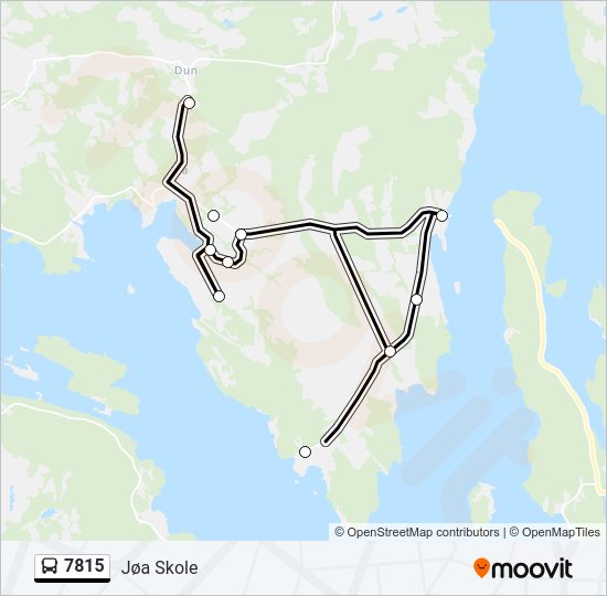 7815 bus Line Map