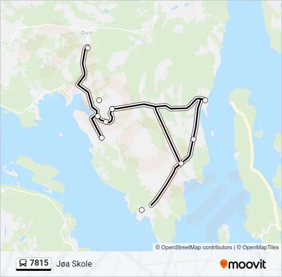 7815 Bus Line Map