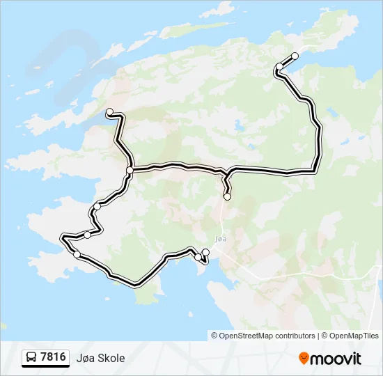 7816 Bus Line Map
