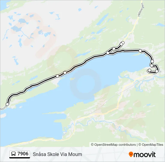 7906 Bus Line Map