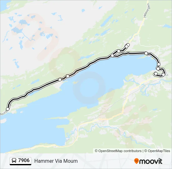 7906 Bus Line Map