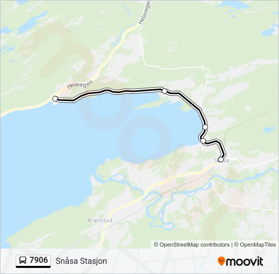7906 Bus Line Map