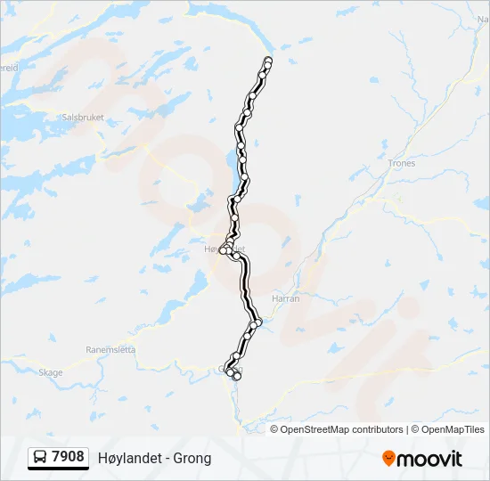 7908 Bus Line Map