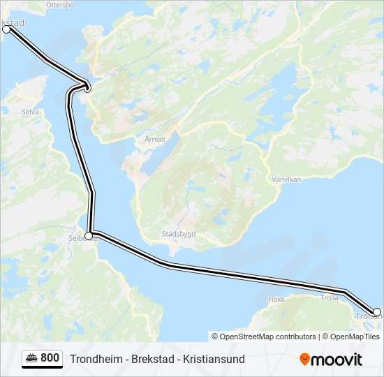 800 ferry Line Map