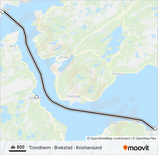 800 Ferry Line Map