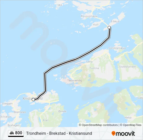 800 Ferry Line Map