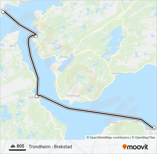 805 Ferry Line Map