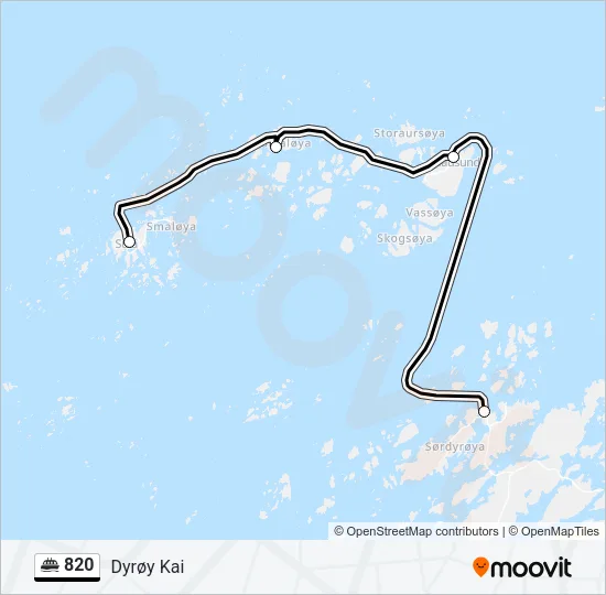 820 Ferry Line Map