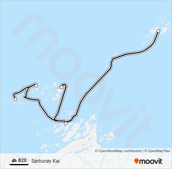 820 Ferry Line Map