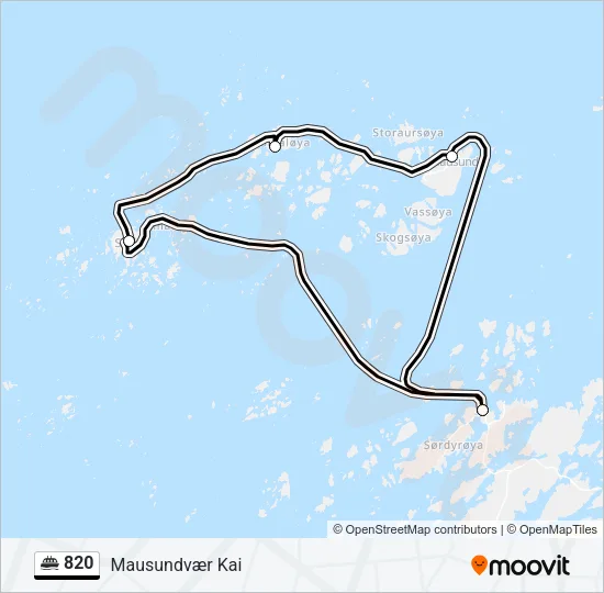 820 Ferry Line Map