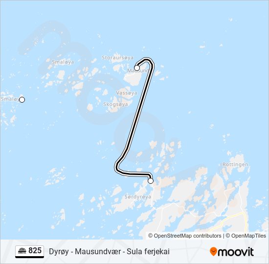 825 ferry Line Map