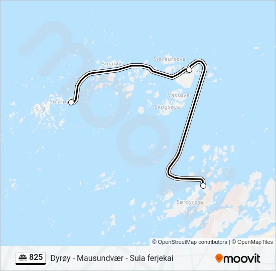 825 Ferry Line Map