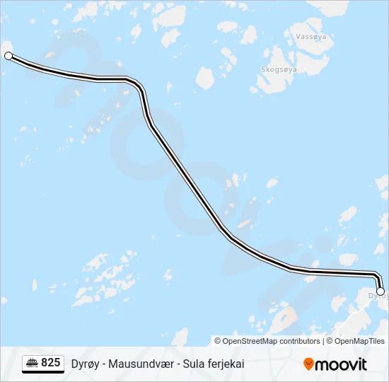 825 Ferry Line Map
