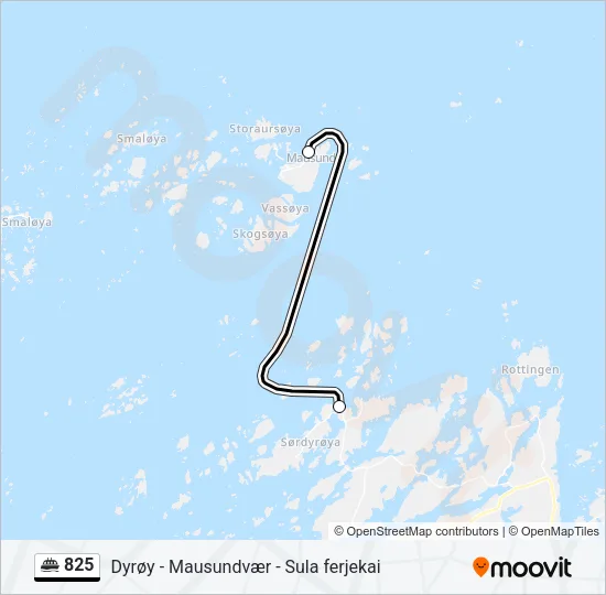 825 Ferry Line Map