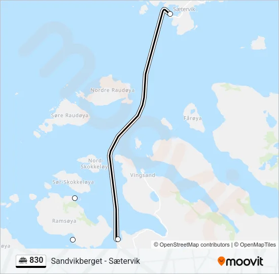 830 Ferry Line Map