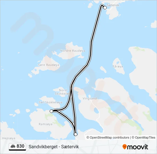 830 Ferry Line Map