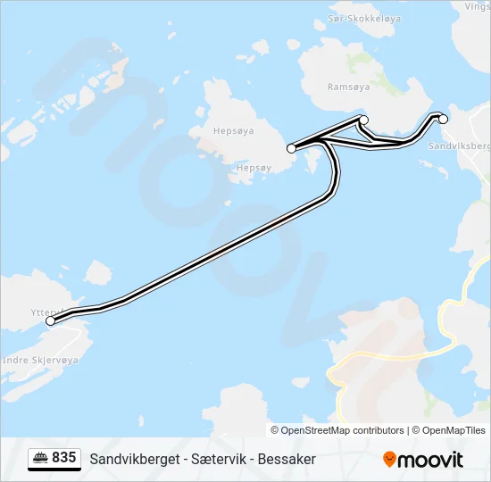 835 Ferry Line Map