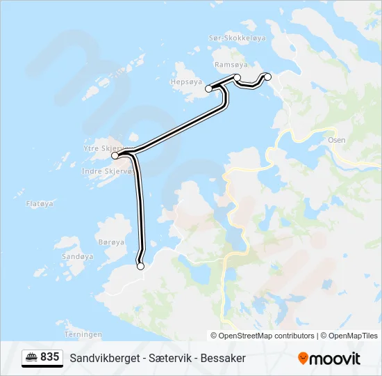 835 Ferry Line Map