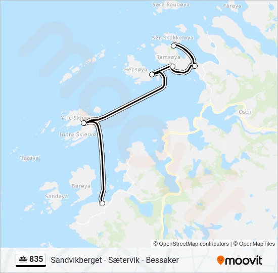 835 Ferry Line Map