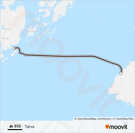 850 Ferry Line Map