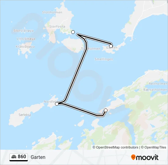 860 Ferry Line Map