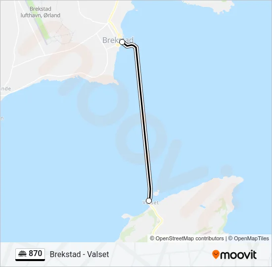 870 Ferry Line Map