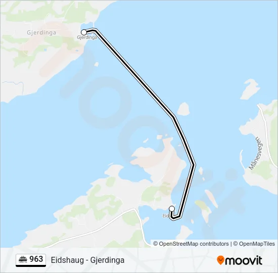 963 Ferry Line Map