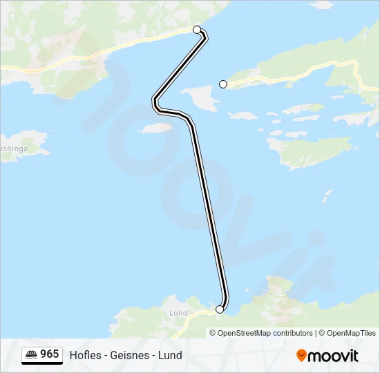 965 Ferry Line Map