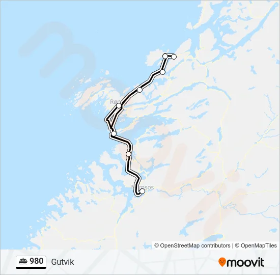 980 Ferry Line Map