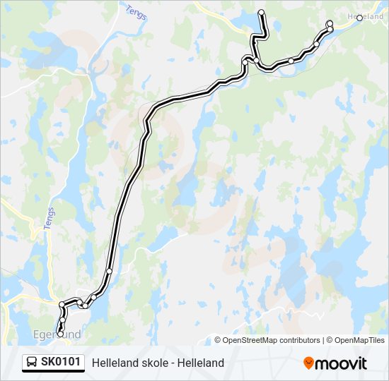 SK0101 Bus Line Map