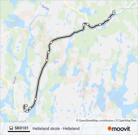SK0101 Bus Line Map