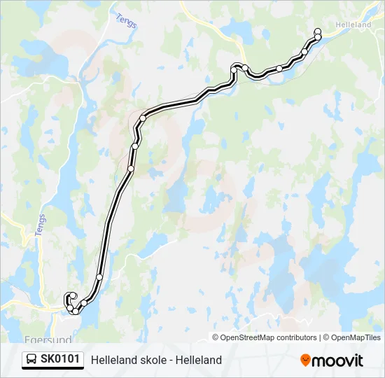 SK0101 Bus Line Map