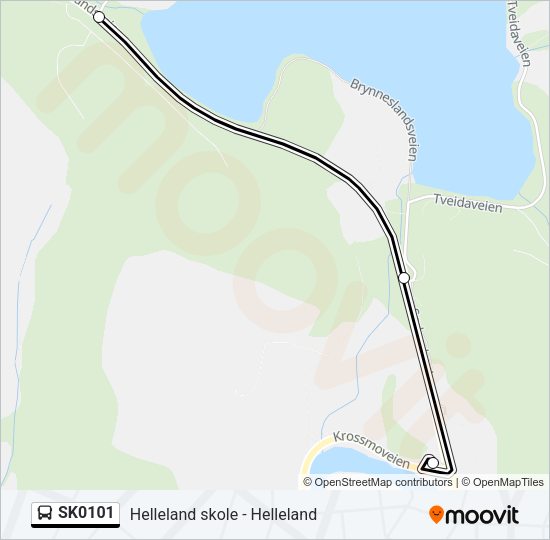 SK0101 Bus Line Map
