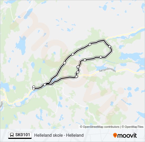 SK0101 Bus Line Map