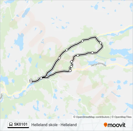 SK0101 Bus Line Map