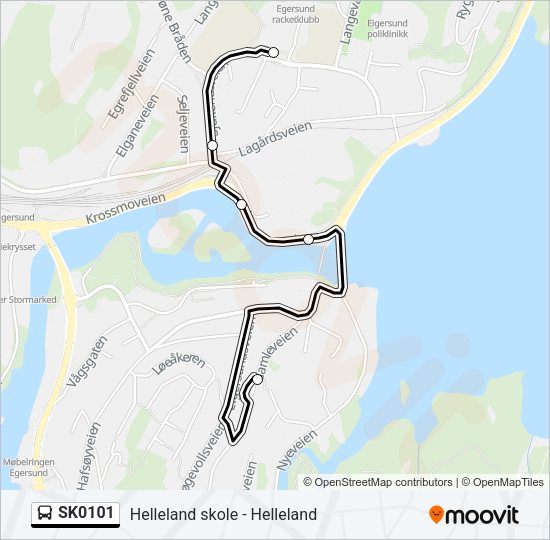 SK0101 Bus Line Map