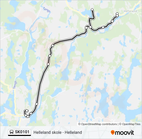 SK0101 Bus Line Map