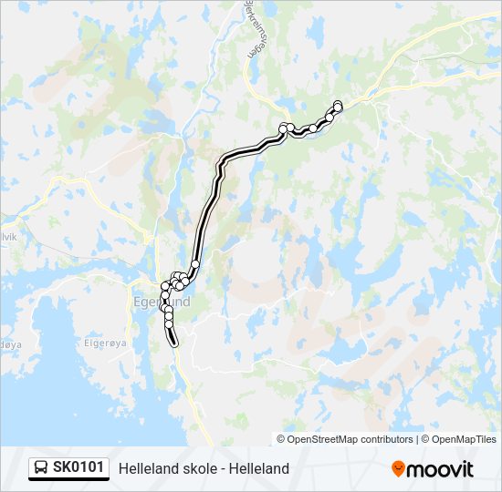 SK0101 Bus Line Map
