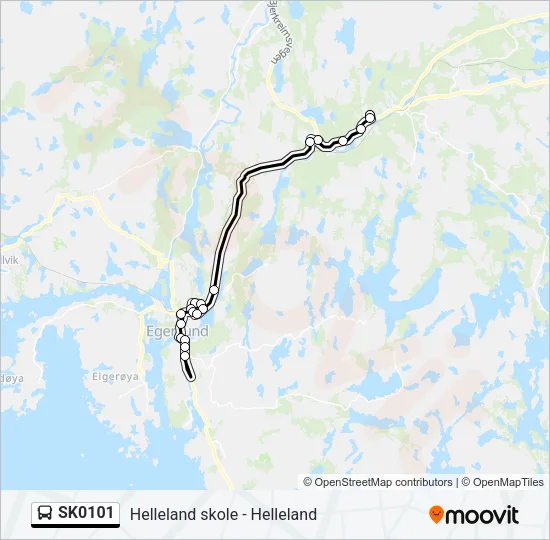 SK0101 Bus Line Map