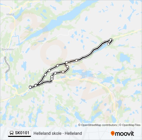 SK0101 Bus Line Map