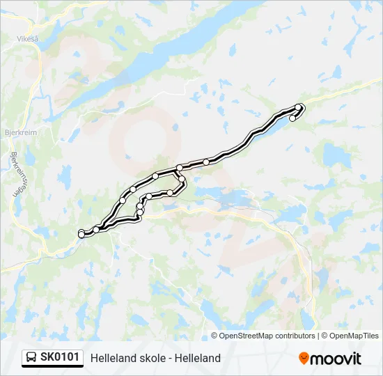 SK0101 Bus Line Map