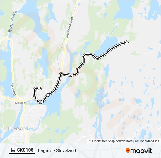 SK0108 Bus Line Map