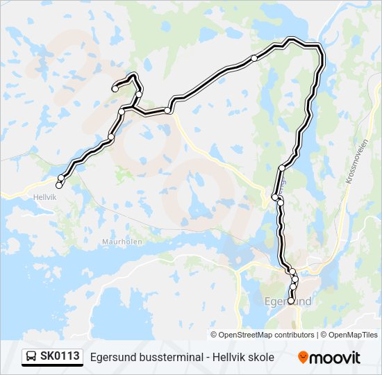 SK0113 Bus Line Map