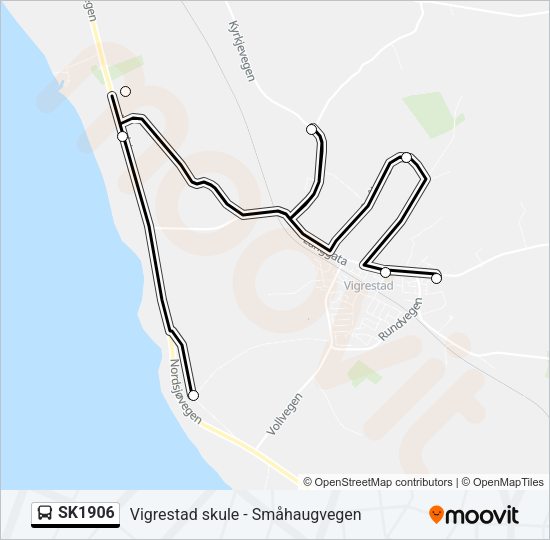 SK1906 Bus Line Map