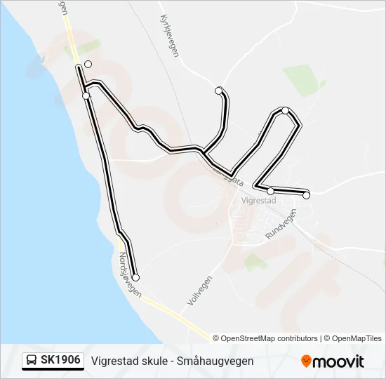 SK1906 Bus Line Map